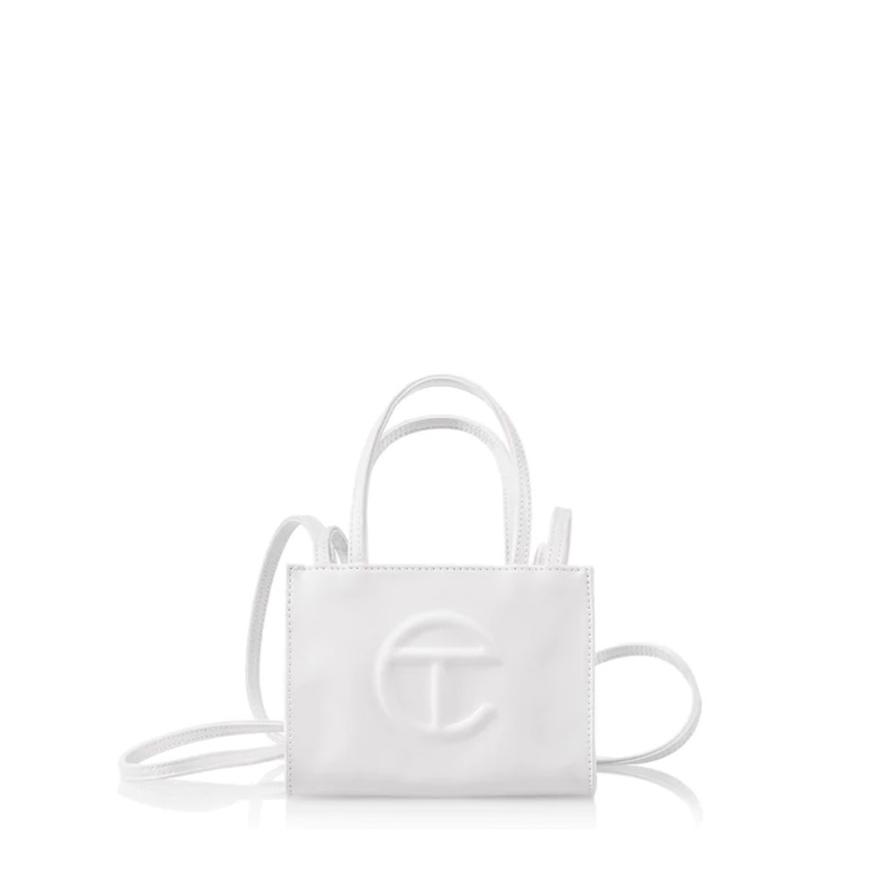 Telfar Small Shopping Bag - White